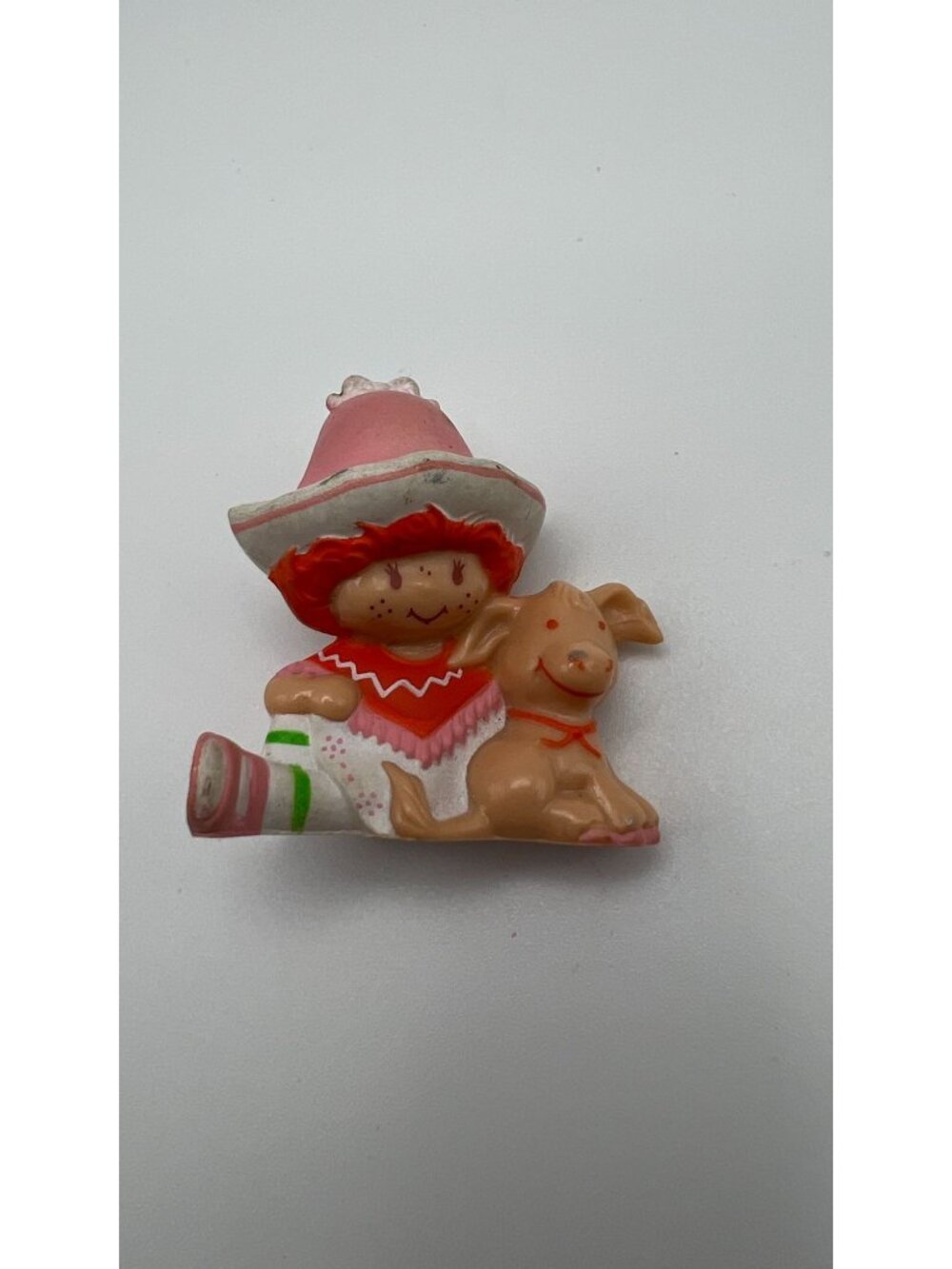 Vintage 1983 Strawberry Shortcake Figurine With Pup